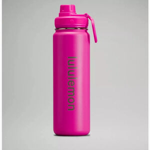 Lululemon Back 2 Life Sports Bottle 24oz Sonic Pink NWT